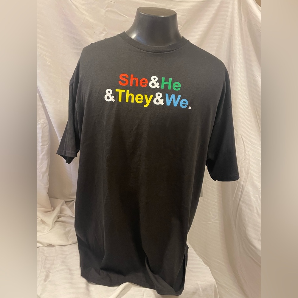 The Phluid Project T-shirt - She and He and They and We XXL new Tshirt